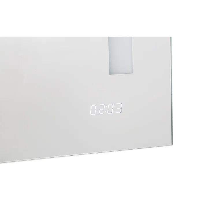 AQUADOM AQUADOM Signature Royale LED Medicine Cabinet with Defogger, Electrical Outlets, Digital Clock, Dimmer, Adjustable LED 3X Magnifying Mirror