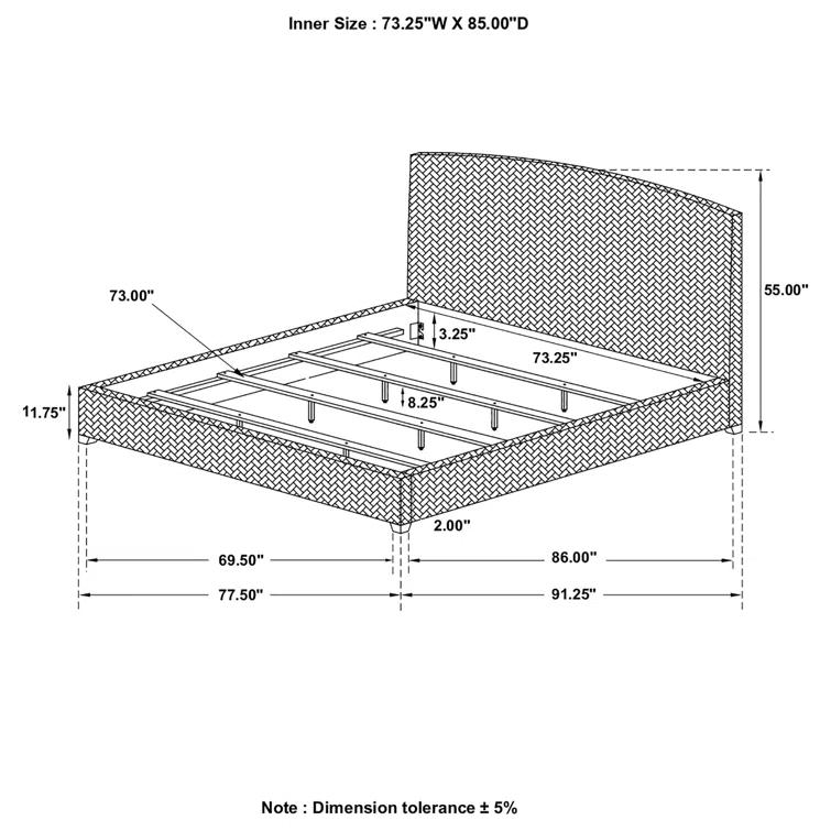 Arleen Rattan Bed