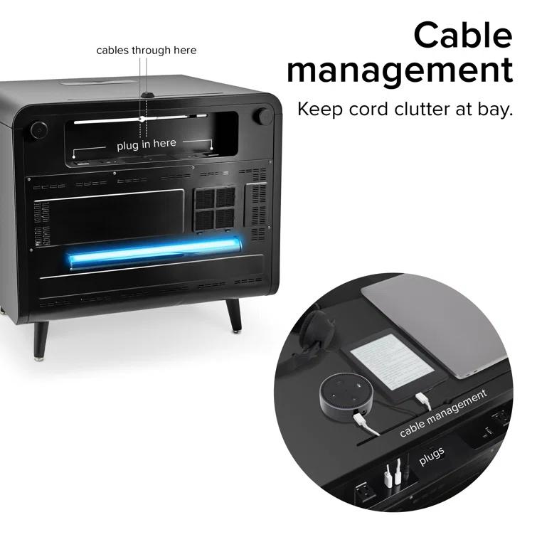 Sobro Smart End Table with Built-In Outlets