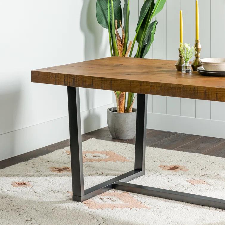 Amarapal Pine Solid Wood Dining Table