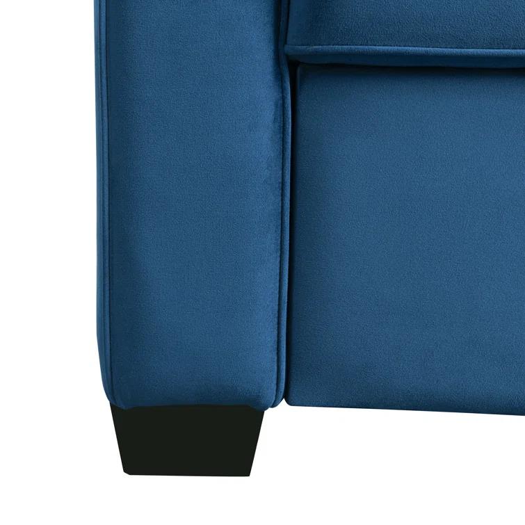 Serta Monroe 72.6" Queen Square Arm Tufted Back Convertible Sleeper Sofa with Cushions