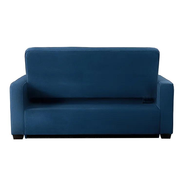 Serta Monroe 72.6" Queen Square Arm Tufted Back Convertible Sleeper Sofa with Cushions