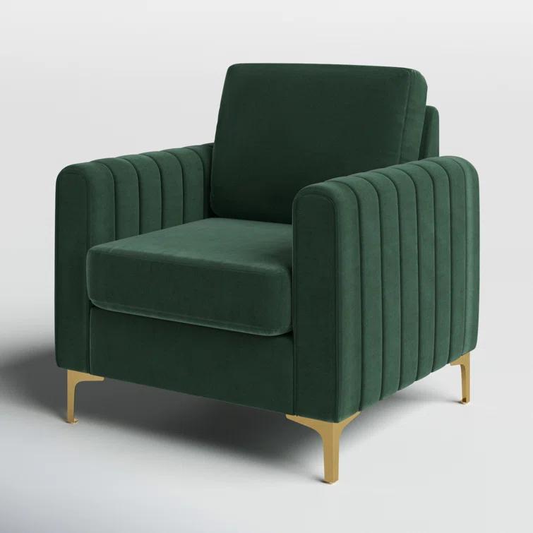 Cedarpoint Upholstered Velvet Club Chair