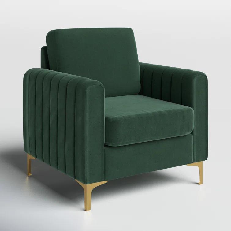 Cedarpoint Upholstered Velvet Club Chair