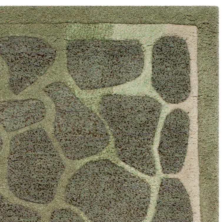 Martha Stewart Hand Tufted 70% Wool And 30% Viscose Geometric Rug