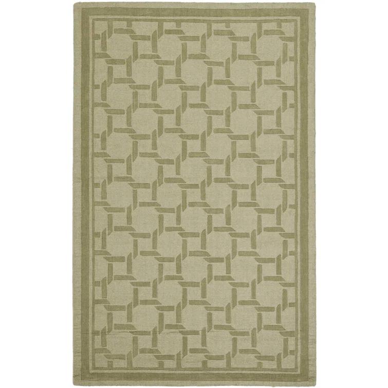Resort Martha Stewart Hand Tufted Wool Geometric Rug