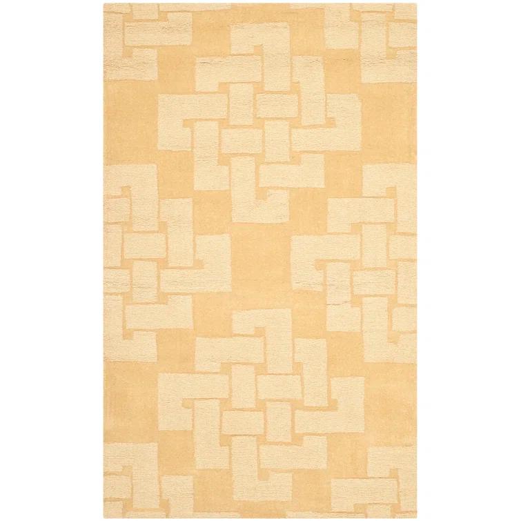 Martha Stewart Hand Tufted Wool Pile Geometric Rug
