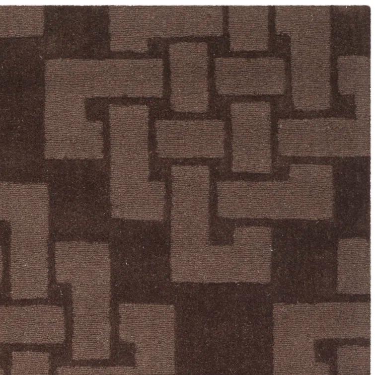 Martha Stewart Hand Tufted Wool Pile Geometric Rug