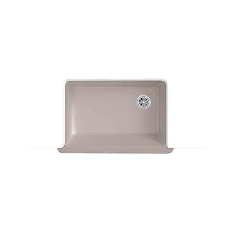 Whitehaven® 33" x 22" Self-Trimming Under-Mount Single-Bowl Kitchen Sink with Tall Apron