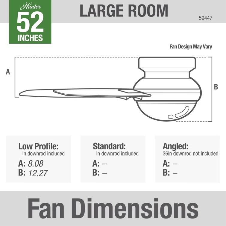 Dempsey 52" 4 - Blade Contemporary Indoor Ceiling Fan with Lights and Remote