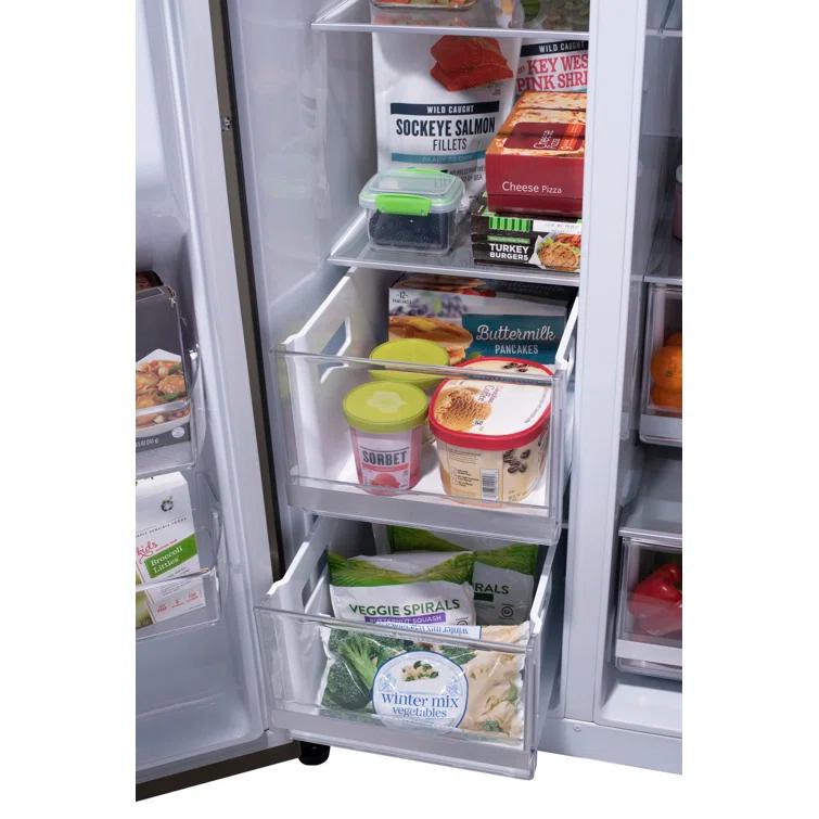LG LG 27 cu. ft. Side by Side Smart Refrigerator w/ InstaView and Craft Ice