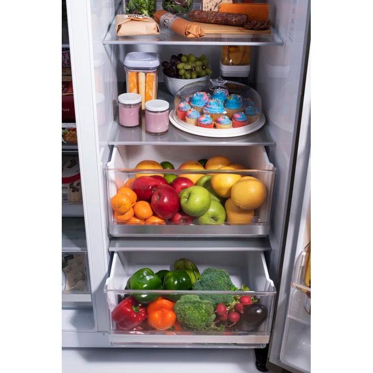 LG LG 27 cu. ft. Side by Side Smart Refrigerator w/ InstaView and Craft Ice