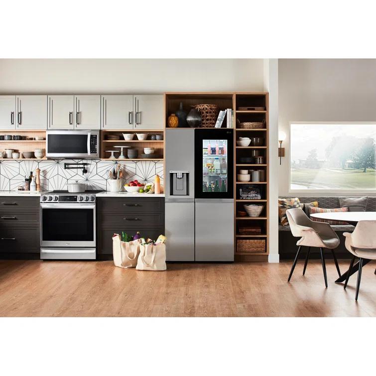 LG 27 cu. ft. Side by Side Smart Refrigerator w/ InstaView and Craft Ice