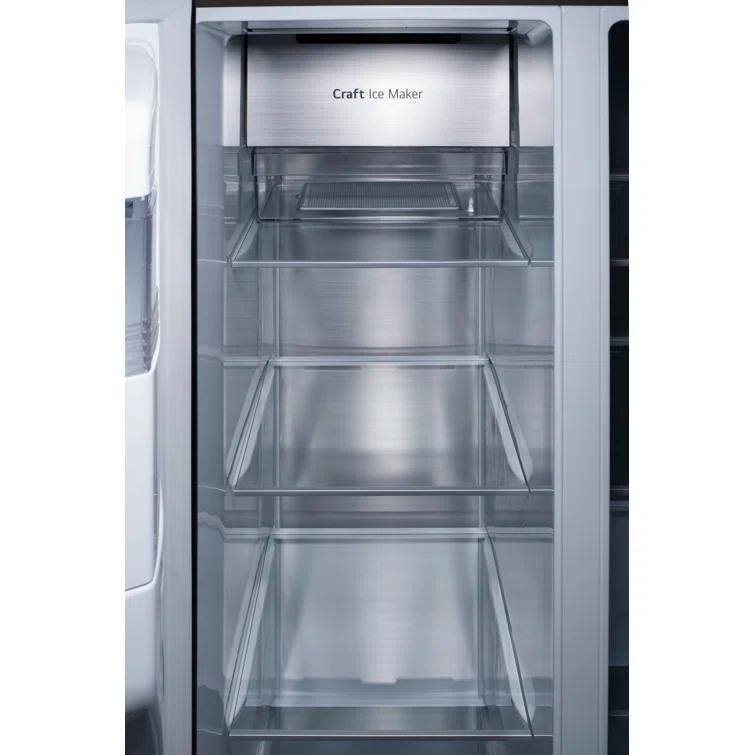 LG 27 cu. ft. Side by Side Smart Refrigerator w/ InstaView and Craft Ice