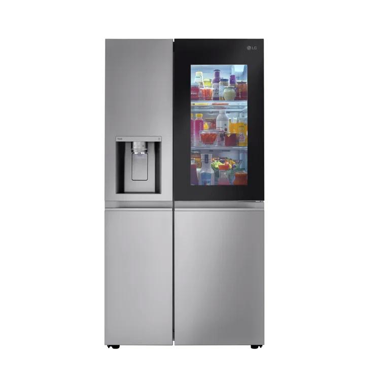 LG 27 cu. ft. Side by Side Smart Refrigerator w/ InstaView and Craft Ice