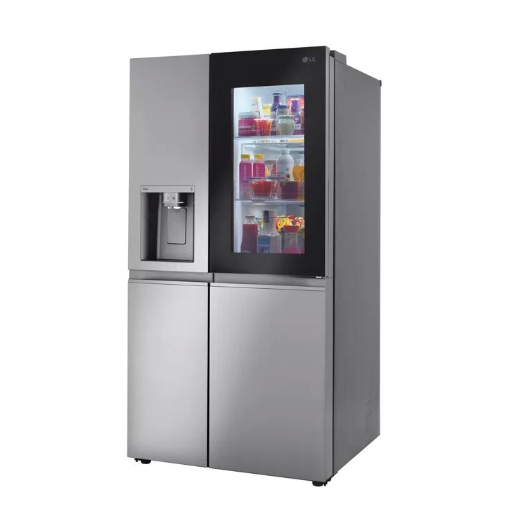LG 27 cu. ft. Side by Side Smart Refrigerator w/ InstaView and Craft Ice
