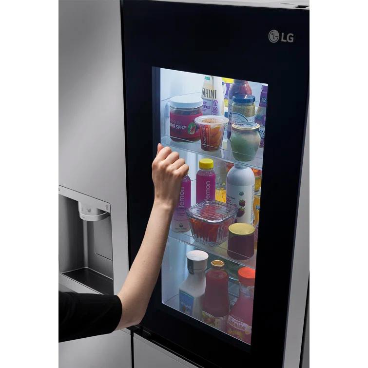 LG 27 cu. ft. Side by Side Smart Refrigerator w/ InstaView and Craft Ice