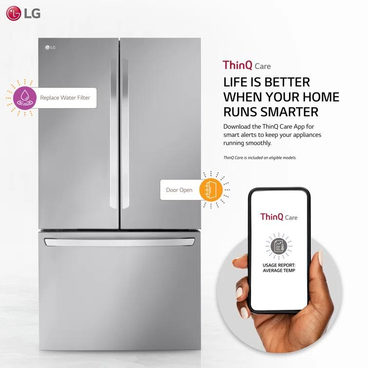 27 Cu. Ft. Smart Counter-Depth MAXFrench Door Refrigerator