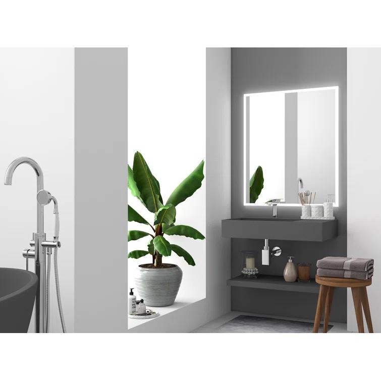 Juniper 30" Wall Mounted Bathroom Sink With Left Basin