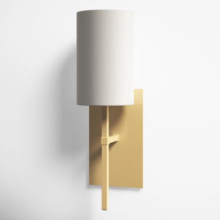 Lyla Single Light Steel Dimmable Wallchiere