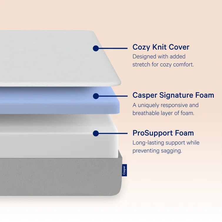Casper Sleep Element 10" Medium Firm Memory Foam Mattress