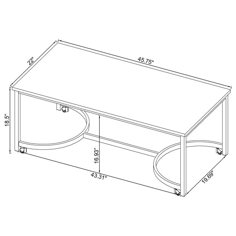 Leona Single Coffee Table