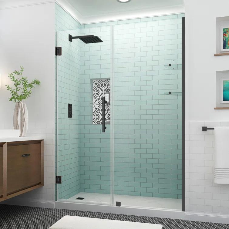 Belmore GS 48" x 72" Hinged Frameless Shower Door