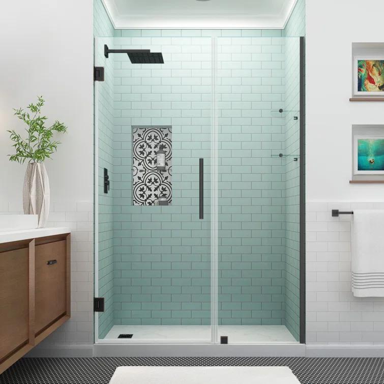 Belmore GS 48" x 72" Hinged Frameless Shower Door