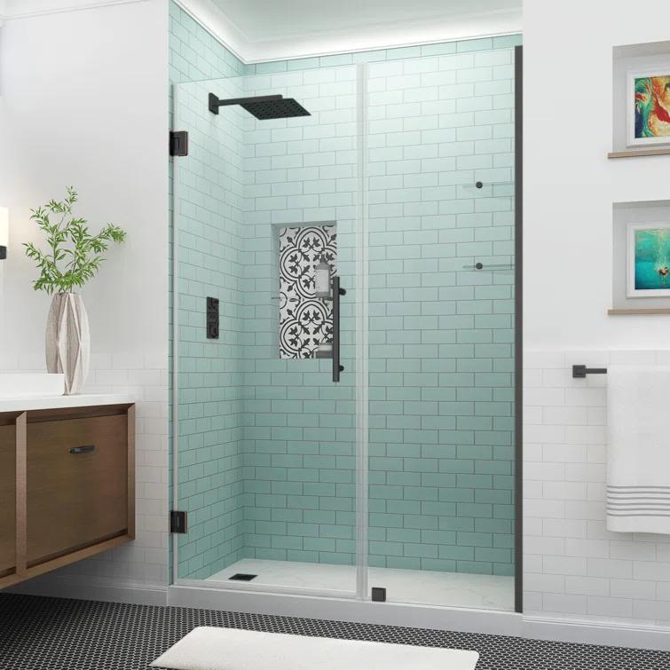 Belmore GS 48" x 72" Hinged Frameless Shower Door