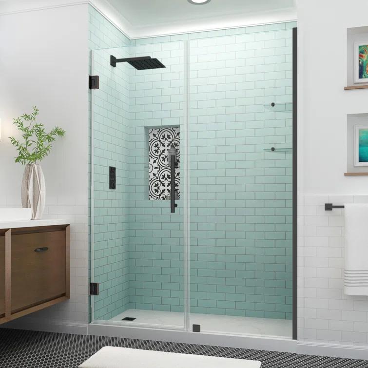 Belmore GS 48" x 72" Hinged Frameless Shower Door