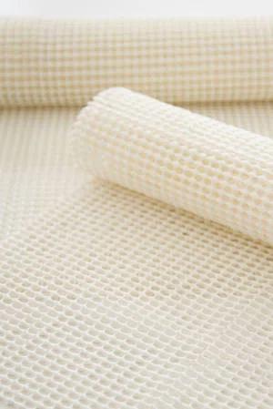 White PVC-Coated Polyester Runner Rug Pad 2' x 8'