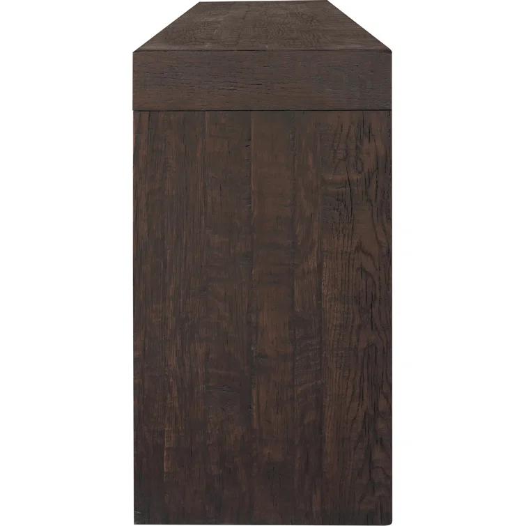 Adams Console Table Rustic Brown