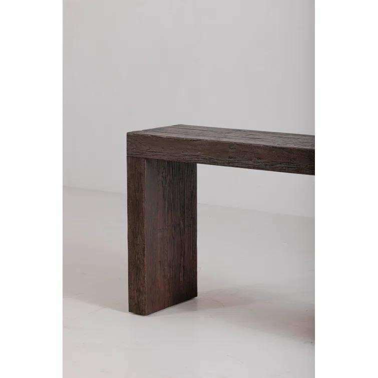 Adams Console Table Rustic Brown