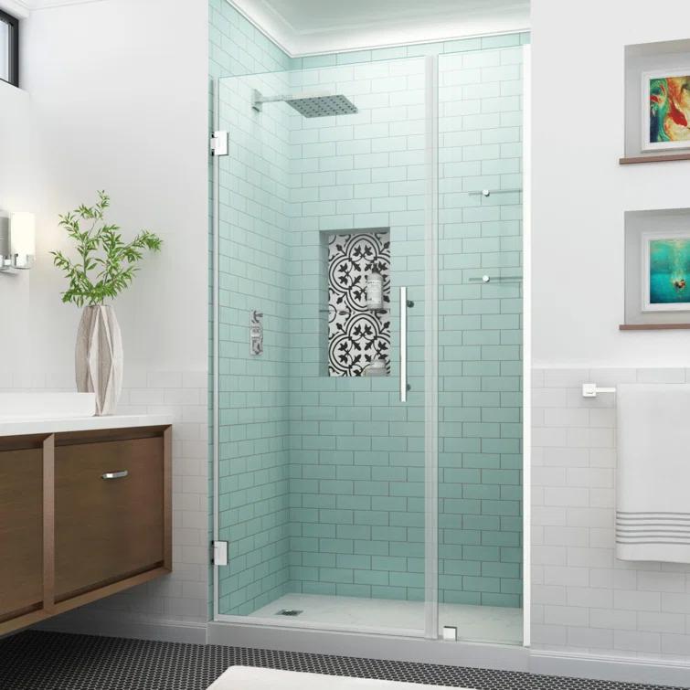 Belmore GS 48" x 72" Hinged Frameless Shower Door