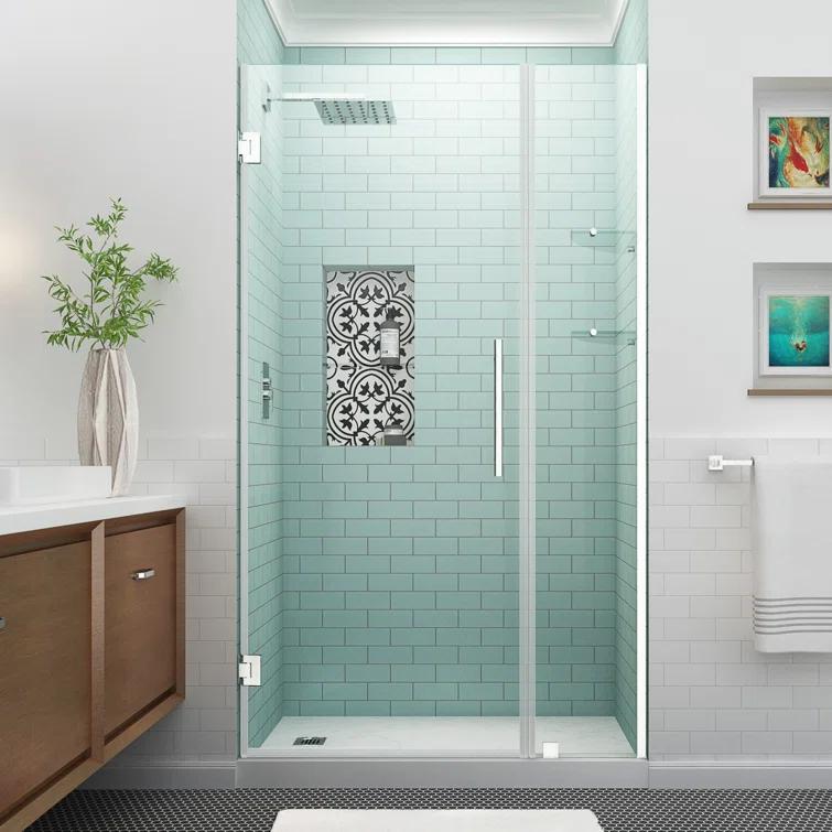 Belmore GS 48" x 72" Hinged Frameless Shower Door