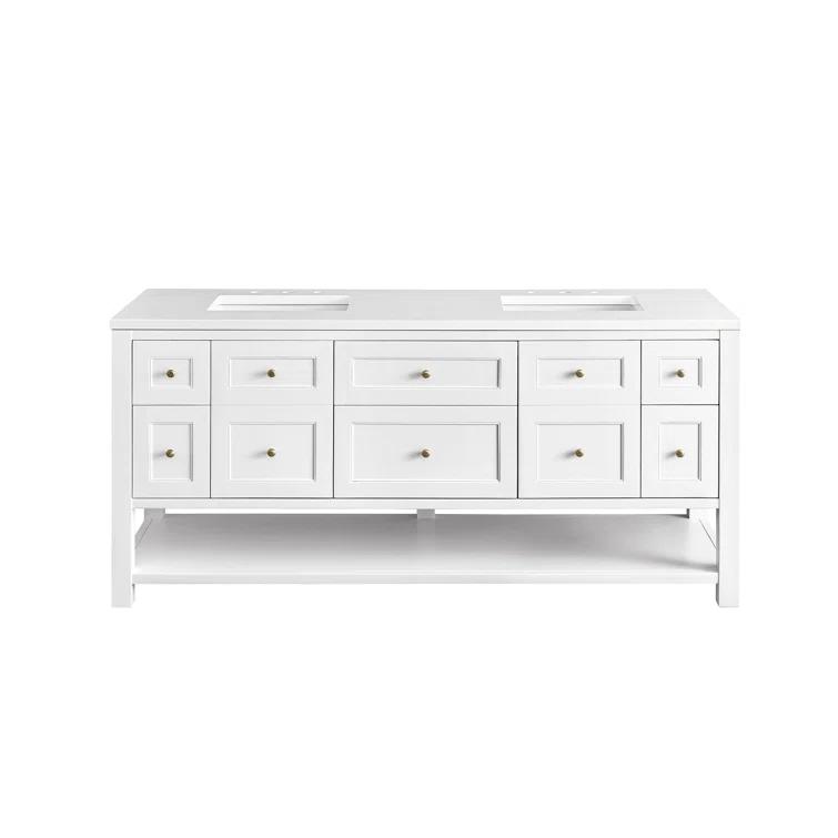 Breckenridge 72" Double Bathroom Vanity Set