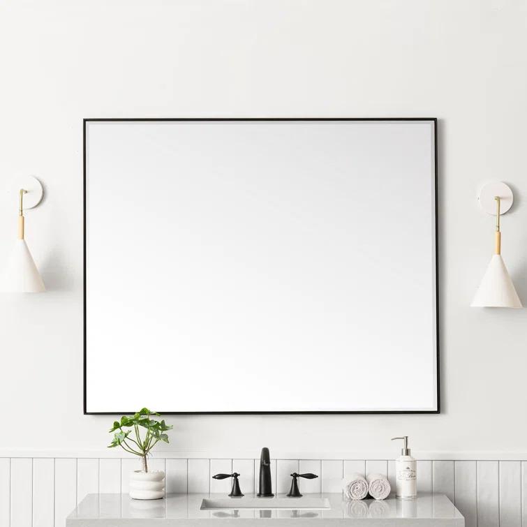 Rohe Rectangle Beveled Bathroom Mirror