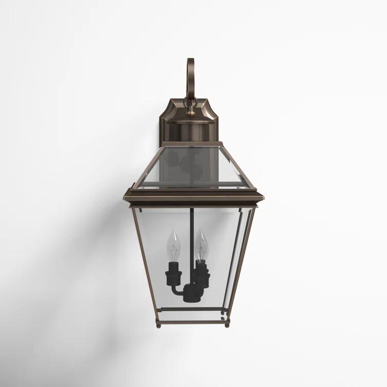 Calais 3 Light Empire Outdoor Wall Light