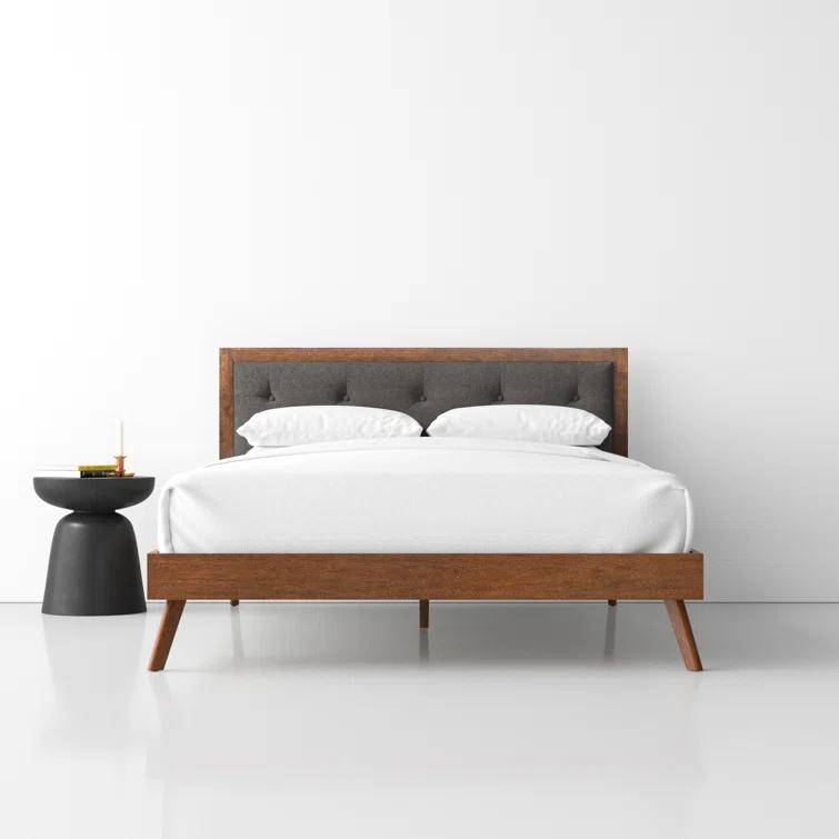 Rayford Tufted Low Profile Platform Bed
