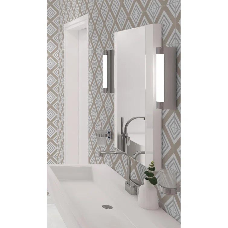 Bliss 8-in. Encaustic Spanish/Moroccan Patterned Matte Porcelain Wall & Floor Tile