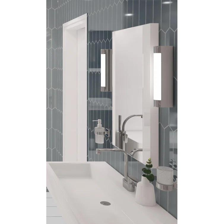 Ergo 3" x 11" Picket Glass Kitchen Backsplash, Bathroom, Shower, Pool, Wall and Floor Tile