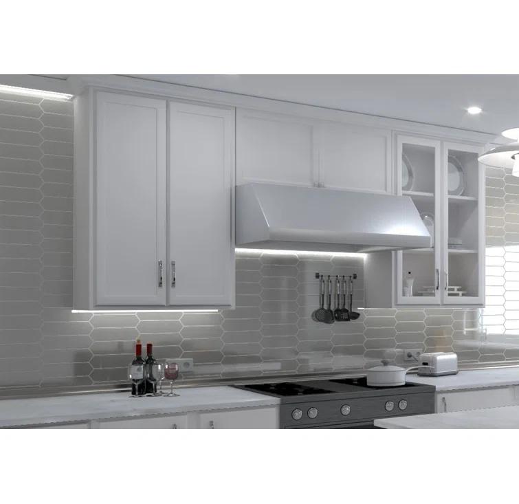 Ergo 3" x 11" Picket Glass Kitchen Backsplash, Bathroom, Shower, Pool, Wall and Floor Tile