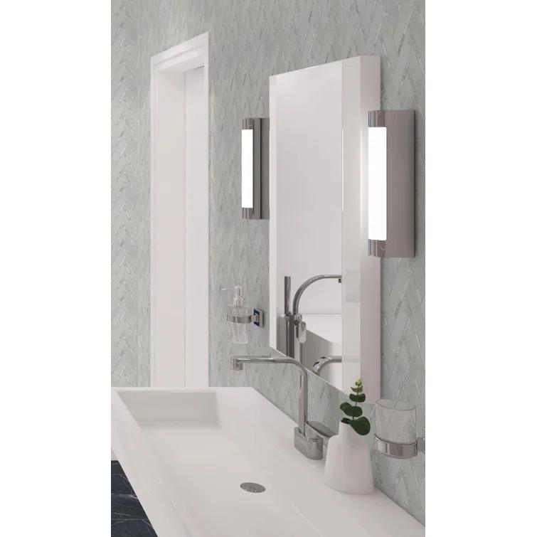 Skylar Stone and Mirror Glass Mosaic Shower Walls, Kitchen Backsplash, Wall and Floor Tile