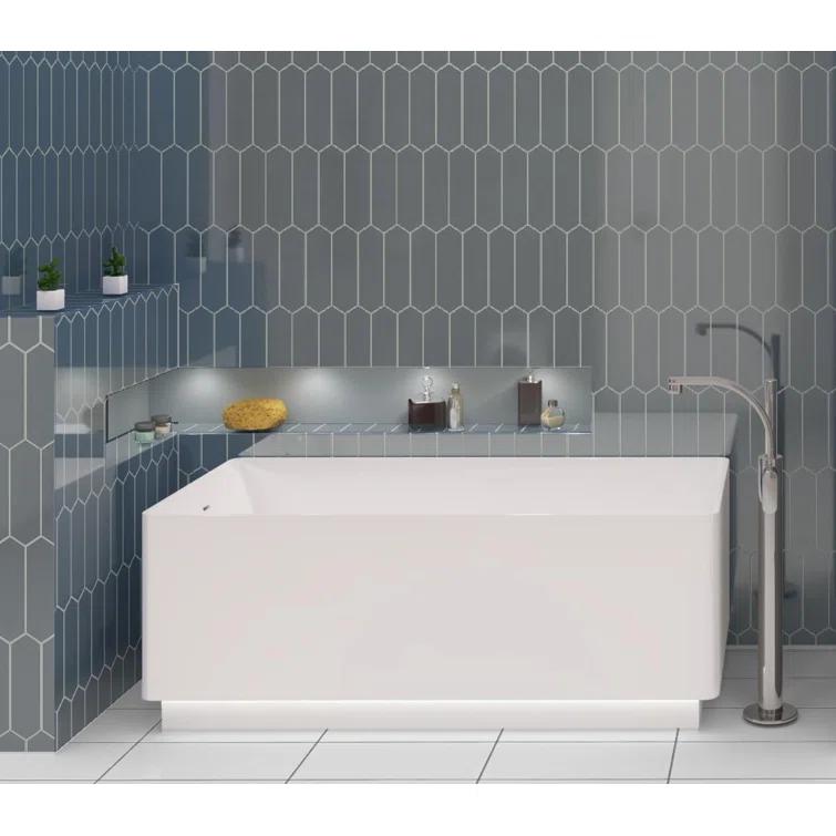 Ergo 3" x 11" Picket Glass Kitchen Backsplash, Bathroom, Shower, Pool, Wall and Floor Tile