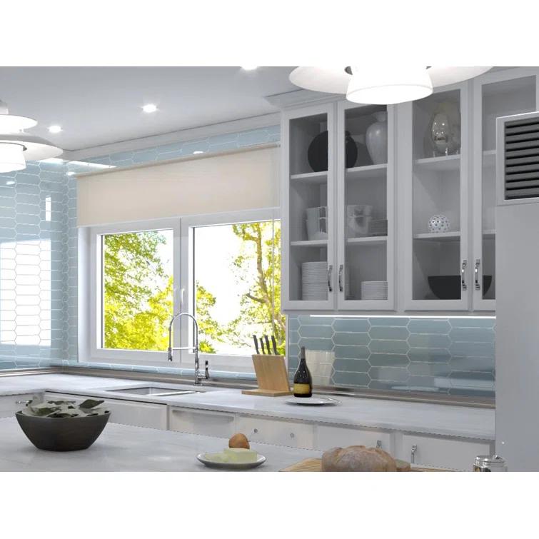 Ergo 3" x 11" Picket Glass Kitchen Backsplash, Bathroom, Shower, Pool, Wall and Floor Tile