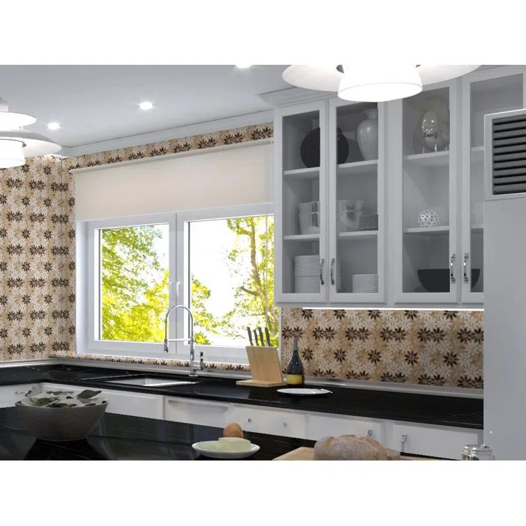 Fresh Novelty Flower Polished Natural Stones Wall & Floor Mosaic Tile