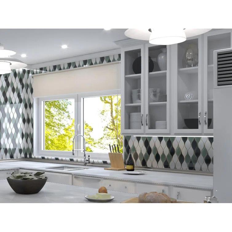 Vinage Glass Mosaic Kitchen Backsplash, Bathroom, Shower, Pool, Wall and Floor Tile