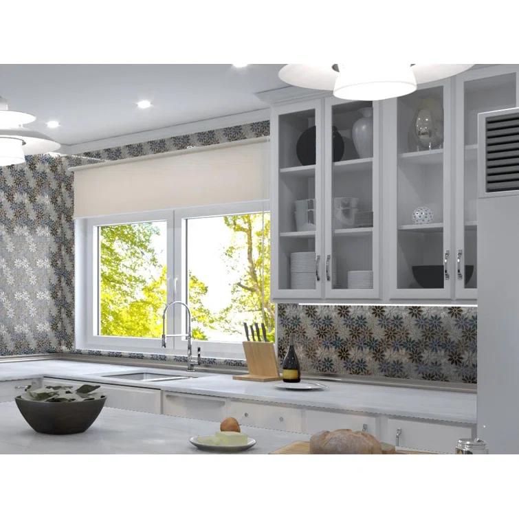 Fresh Novelty Flower Polished Natural Stones Wall & Floor Mosaic Tile