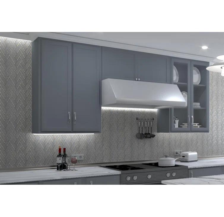 Skylar Stone and Mirror Glass Mosaic Shower Walls, Kitchen Backsplash, Wall and Floor Tile
