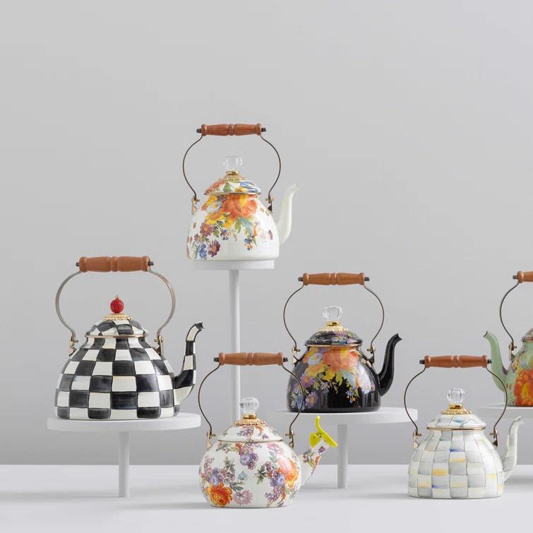 Flower Market 2 Quart Tea Kettle